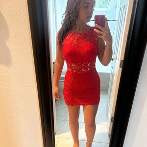Red prom/ homecoming dress that can also be worn anywhere!